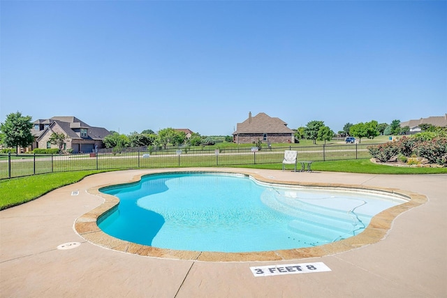 160 Solano Cir, Aledo, TX 76008 - view of pool featuring a residential view and a patio