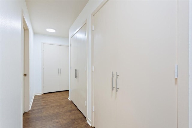 4732 Baylor Camp Rd, Crawford, TX 76638 - hall featuring wood finished floors and baseboards
