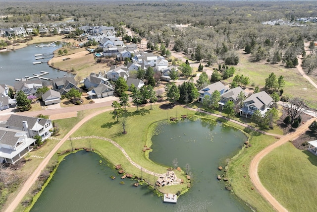 13340 Shumate Way, Malakoff, TX 75148 - aerial view of property and surrounding area featuring nearby suburban area, a nearby body of water, and a heavily wooded area