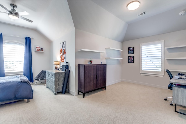 3525 Dancer Rd, Celina, TX 75009 - carpeted bedroom with lofted ceiling and baseboards