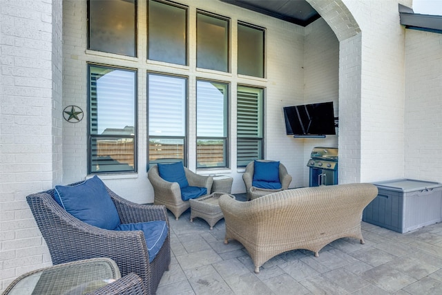 3525 Dancer Rd, Celina, TX 75009 - view of patio with area for grilling