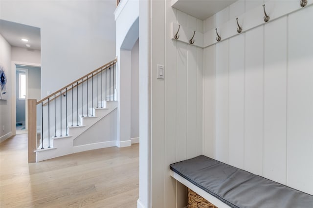 3525 Dancer Rd, Celina, TX 75009 - mudroom featuring light wood-type flooring and baseboards