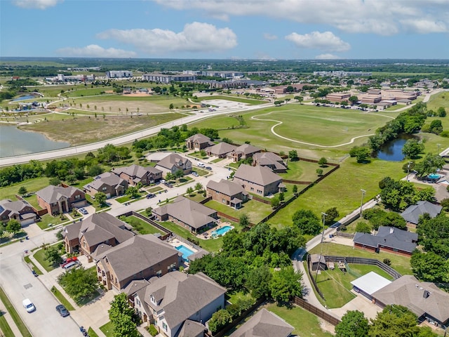 5207 Seth Ave, Sachse, TX 75048 - aerial view of residential area featuring a large body of water