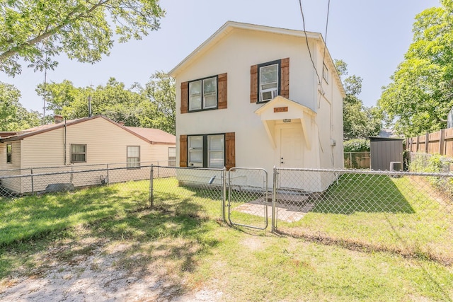 408 E Baylor St, Weatherford, TX 76086 - view of front of house with a gate and stucco siding