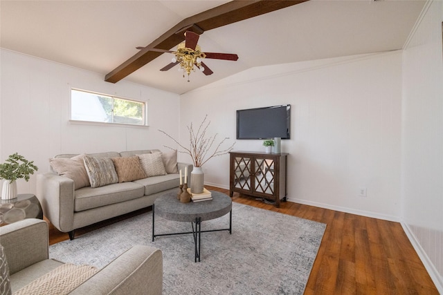 817 Edgehill Dr, Hurst, TX 76053 - living area featuring wood finished floors, a ceiling fan, and baseboards