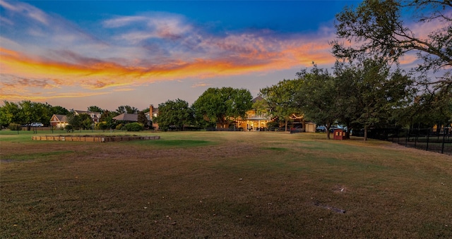 820 Windlake Cir, Heath, TX 75032 - view of yard at dusk