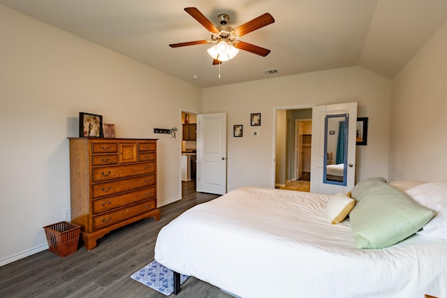 1003 Dewy Glen Ln, Princeton, TX 75407 - bedroom with dark wood-style flooring and ceiling fan