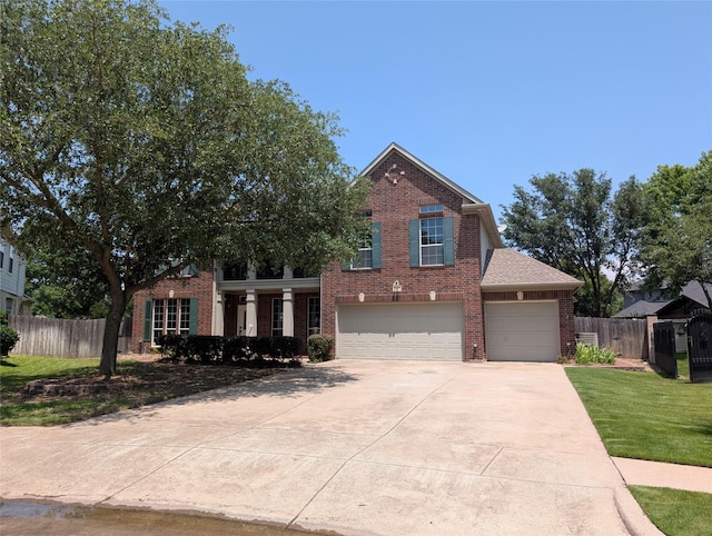 6 Altman Ct, Mansfield, TX 76063 - view of front facade with brick siding, concrete driveway, and a garage