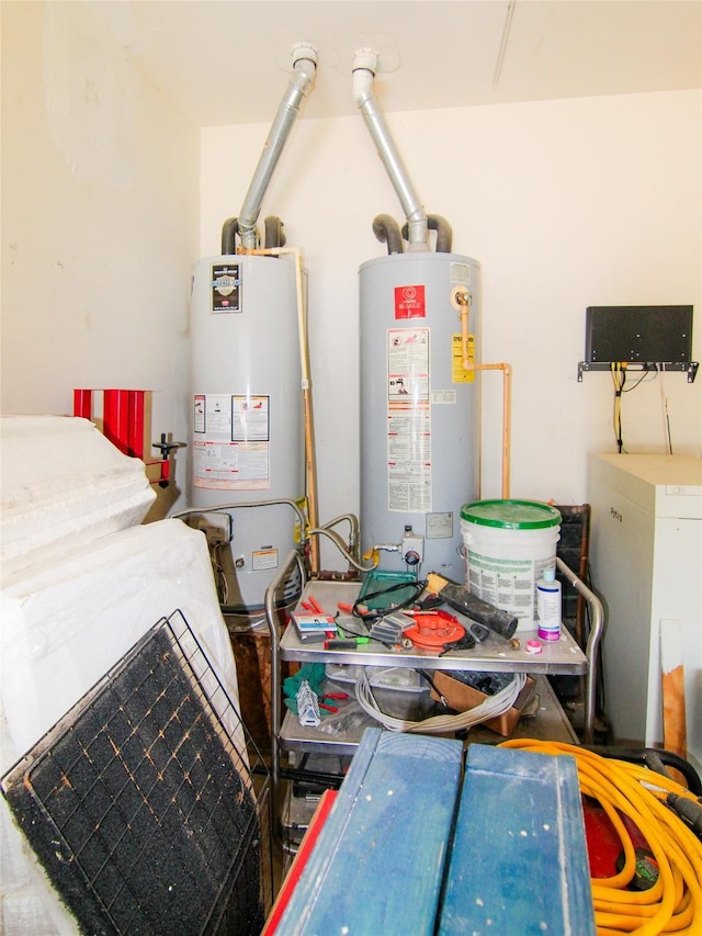6 Altman Ct, Mansfield, TX 76063 - detailed view of water heater