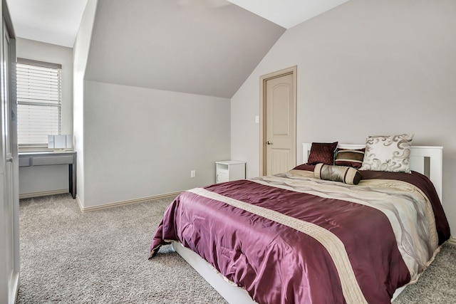 3113 Sangria Ln, Fort Worth, TX 76177 - bedroom with carpet and vaulted ceiling