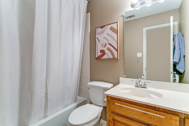 4223 Wild Plum Dr, Carrollton, TX 75010 - full bath with shower / bath combo, toilet, and vanity