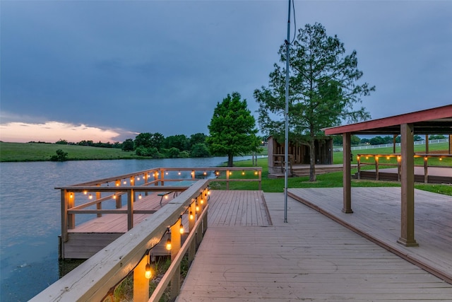 13914 Overlook Ln, Forney, TX 75126 - dock featuring a water view