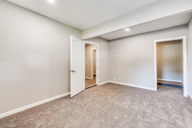 6632 Avalon Dr, Watauga, TX 76148 - unfurnished bedroom with carpet floors, baseboards, and recessed lighting
