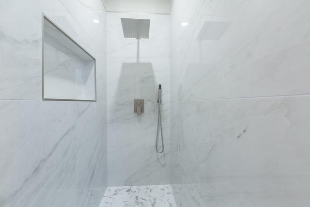 2302 Tiffany Ct, Garland, TX 75043 - full bath with a marble finish shower