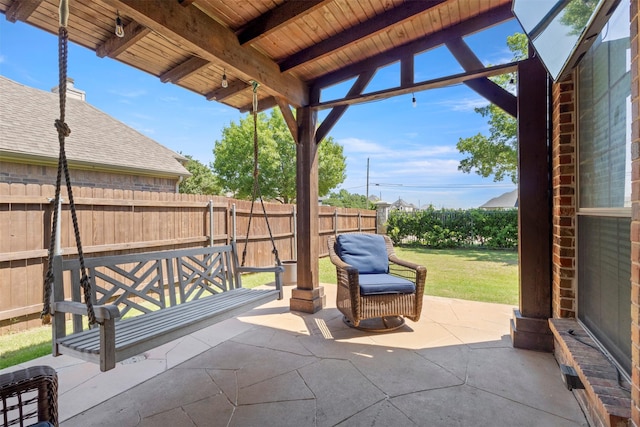 7008 Clipper Dr, Grand Prairie, TX 75054 - view of patio