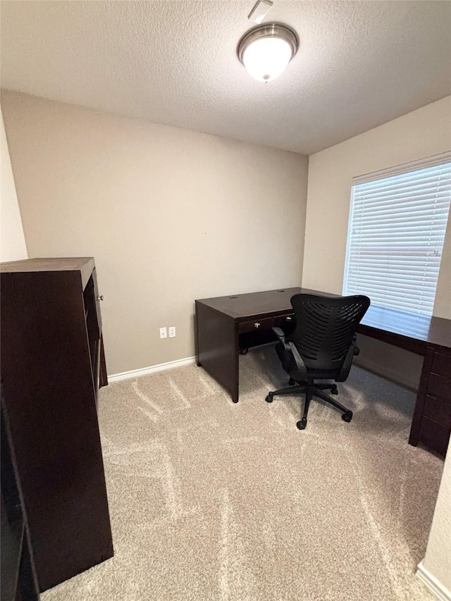 2016 Azure Pointe, Richardson, TX 75080 - carpeted office space with a textured ceiling and baseboards