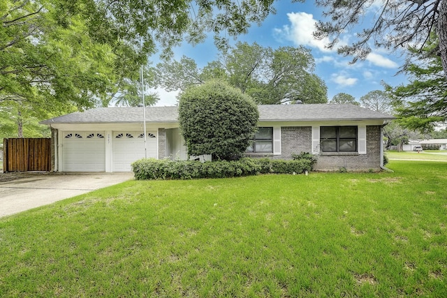 2947 Sinbad Cir, Farmers Branch, TX 75234 - ranch-style home featuring a garage, concrete driveway, and a shingled roof