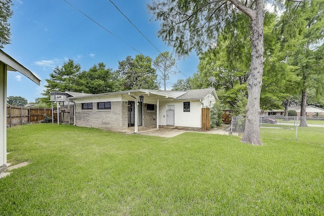 2947 Sinbad Cir, Farmers Branch, TX 75234 - back of property featuring a patio