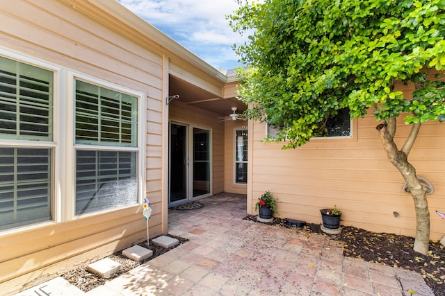 7014 Regalview Cir, Dallas, TX 75248 - view of patio featuring ceiling fan