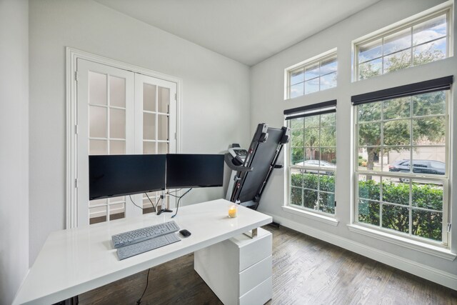 5024 Amande Ave, Lewisville, TX 75056 - office space featuring baseboards and wood finished floors