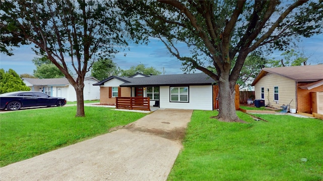 2210 Mcclure St, Irving, TX 75062 - single story home with concrete driveway and cooling unit