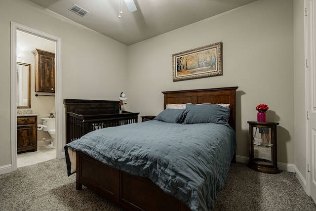 817 Calm Crest Dr, Rockwall, TX 75087 - bedroom featuring light colored carpet and connected bathroom