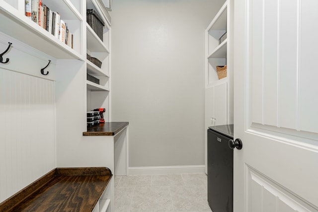 817 Calm Crest Dr, Rockwall, TX 75087 - mudroom featuring baseboards