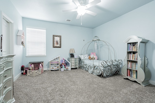 817 Calm Crest Dr, Rockwall, TX 75087 - carpeted bedroom with ceiling fan and baseboards