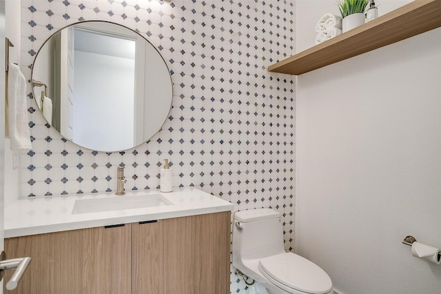 3916 W 5th St, Fort Worth, TX 76107 - half bath with toilet and vanity