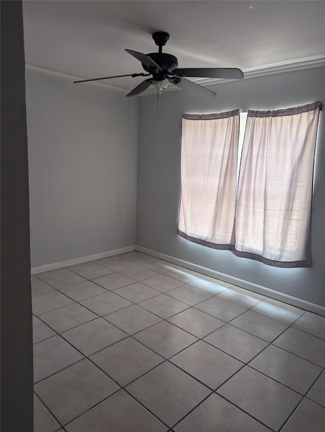 3108 Bideker Ave, Fort Worth, TX 76105 - unfurnished room with healthy amount of natural light, a ceiling fan, and baseboards