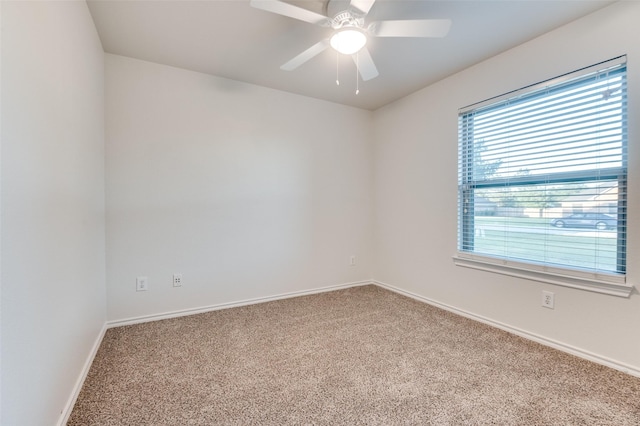10260 E Rancho Diego Ln, Crowley, TX 76036 - carpeted empty room featuring ceiling fan and baseboards