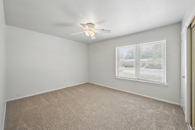 2913 Portales Dr, Fort Worth, TX 76116 - carpeted spare room featuring ceiling fan and baseboards