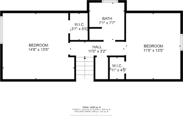 2913 Portales Dr, Fort Worth, TX 76116 - floor plan / room layout
