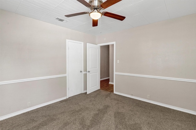 616 Bellevue Dr, Cleburne, TX 76033 - carpeted spare room with a ceiling fan and baseboards
