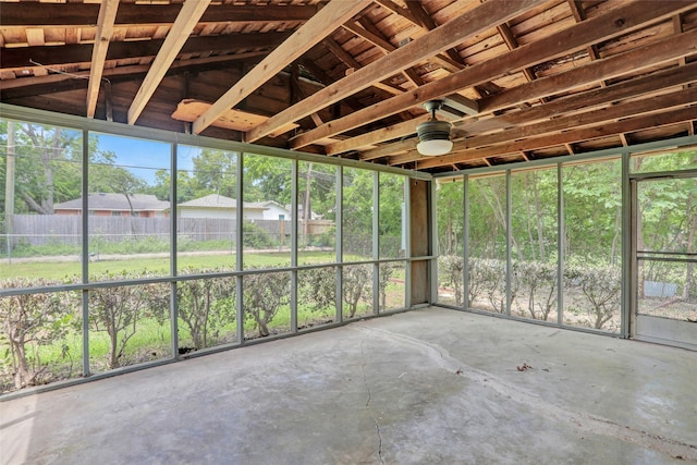 10533 Solta Dr, Dallas, TX 75218 - unfurnished sunroom with ceiling fan