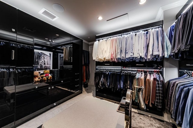 2525 N Pearl St Unit 1704, Dallas, TX 75201 - spacious closet with marble finish floors