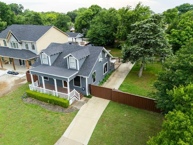 715 S Barnett Ave, Dallas, TX 75211 - view of front of property featuring a porch, driveway, and roof with shingles