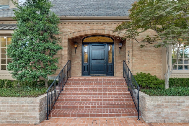 5865 Farquhar Ln, Dallas, TX 75209 - property entrance with brick siding