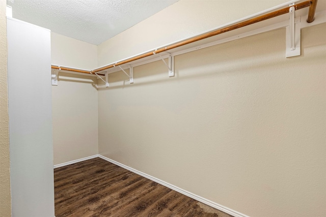4953 Sunset Ridge Dr, Fort Worth, TX 76123 - spacious closet featuring dark wood-style floors