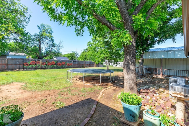 426 Brown Ave, Tuscola, TX 79562 - view of yard with a trampoline and central AC unit