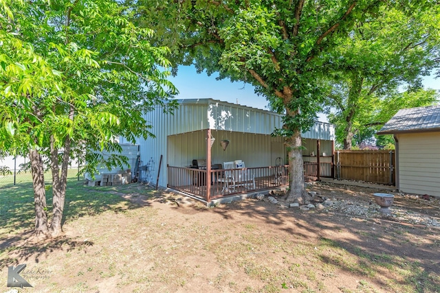 426 Brown Ave, Tuscola, TX 79562 - back of house featuring a patio