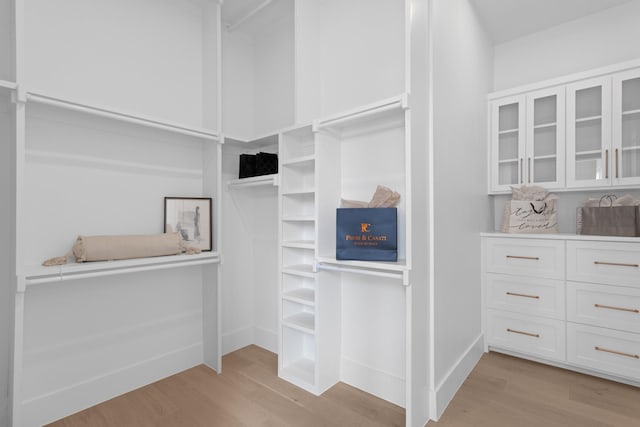 317 Rusk St, Roanoke, TX 76262 - spacious closet featuring light wood-style flooring