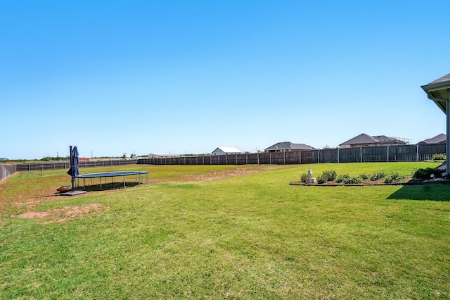 120 Oak Hill Rd, Tuscola, TX 79562 - view of yard featuring a trampoline