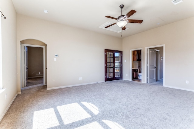 2028 Sterling Trace Dr, Keller, TX 76248 - empty room with carpet, ceiling fan, and baseboards