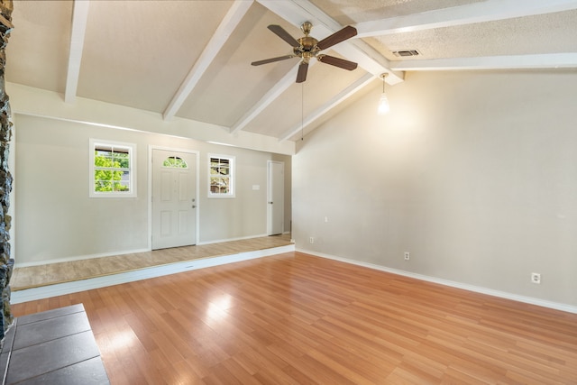 2111 Chippendale Dr, Mckinney, TX 75071 - entryway with ceiling fan, light wood finished floors, and baseboards