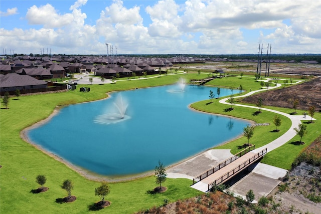 736 Hidden Feather Dr, Lavon, TX 75166 - aerial view of residential area featuring a nearby body of water