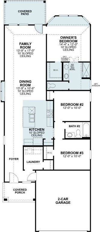 736 Hidden Feather Dr, Lavon, TX 75166 - property floor plan