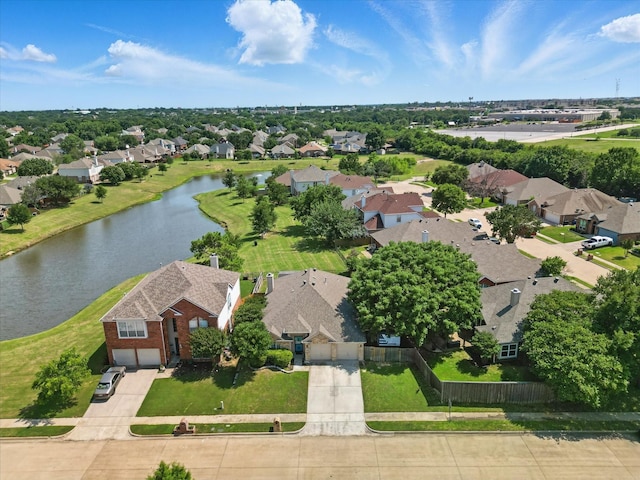 4408 Sunny Oak Ln, Corinth, TX 76208 - aerial view of residential area featuring a nearby body of water