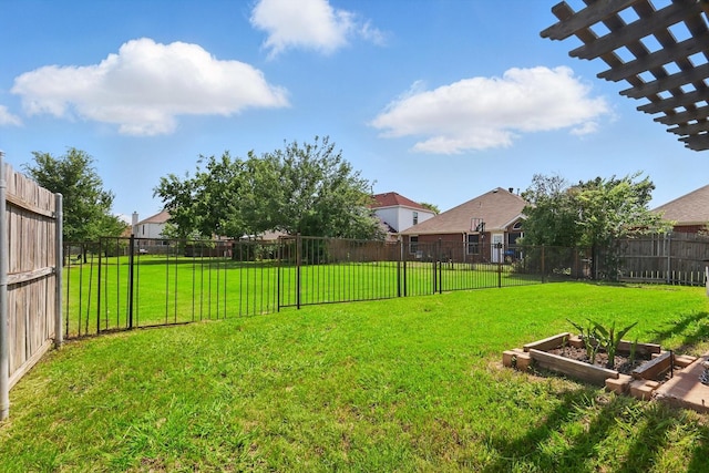 4408 Sunny Oak Ln, Corinth, TX 76208 - view of yard with a vegetable garden
