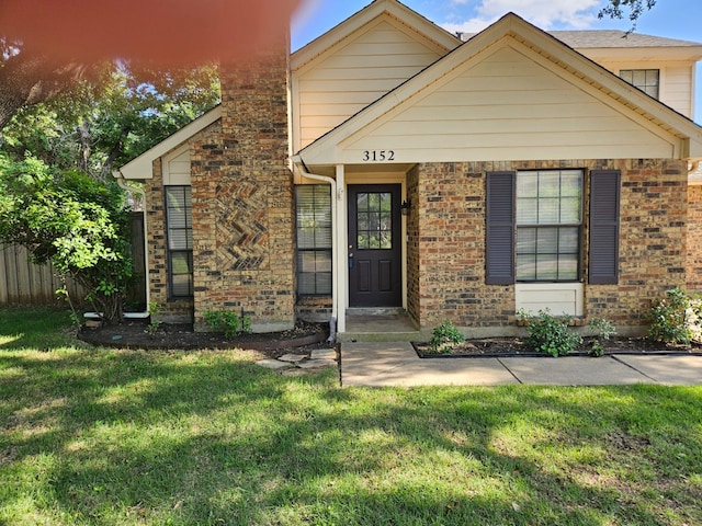 3152 Harbinger Ln, Dallas, TX 75287 - view of front of house featuring brick siding